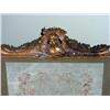 Image 2 : A14-46 CARVED WALNUT NEEDLEPOINT FIREPLACE SCREEN