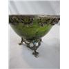 Image 4 : A47-7 AUSTRIAN JADE & SILVER BOWL