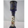 Image 4 : A47-8 ENGLISH ENAMEL OVER COPPER CANDLE STICKS