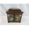 Image 1 : A47-6 FRENCH JEWELRY BOX WITH PORCELAIN PLAQUES