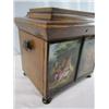 Image 3 : A47-6 FRENCH JEWELRY BOX WITH PORCELAIN PLAQUES