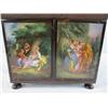Image 5 : A47-6 FRENCH JEWELRY BOX WITH PORCELAIN PLAQUES