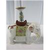 Image 5 : A6-36 PAIR OF PORCELAIN ELEPHANTS