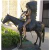 Image 1 : A10-9 INDIAN CHIEF ON HORSE BRONZE