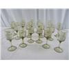 Image 1 : A3-63 SET OF 16 MARY GREGORY WINE GLASSES