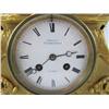 Image 2 : A1A-1 GILDED GOLD FIGURAL MANTLE CLOCK