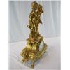 Image 5 : A1A-1 GILDED GOLD FIGURAL MANTLE CLOCK