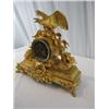 Image 2 : A1A-2 GILDED GOLD EAGLE MANTLE CLOCK