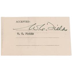 W. C. Fields