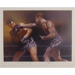 Joe Louis and Max Schmeling