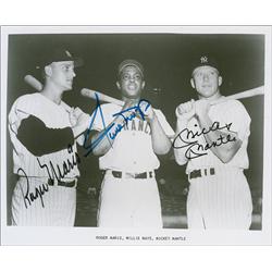 Roger Maris, Mickey Mantle, and Willie Mays