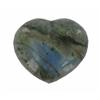 Image 1 : 67.4ct Gem Grade Labradorite Heart Peacock Colors (GEM-21172)