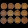 Image 2 : 1882 Indian Cent Lot of 12 Circulated (COI-7488)