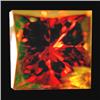 Image 1 : .1ct Princess Cut Cognac Red Natural Diamond (GEM-7882A)