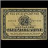 Image 1 : 1935 US Oloeomargarine 24c Tax Stamp NICE (STM-0622)