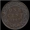 Image 2 : 1907H Canada Cent Hi Grade XF/VF (COI-7710)