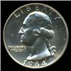 Image 1 : 1964 Washington 25c Proof Graded ICG PR70 w/Cameo (COI-5367)