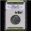 Image 3 : 1970D Washington 25c Quarter Coin Graded GEM (COI-6861)