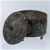 Image 2 : Tibetan Footed Scroll Canister (ANT-097)
