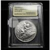 Image 1 : 1993-d World War II Proof Silver Commemorative Dollar Graded ms70