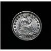 Image 1 : 1853-p w/Arrows Seated Liberty Half Dime 1/2 10c  Grades Select Uncirculated ms63