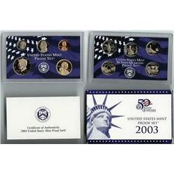 2003 United States Mint Proof Set
