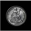 Image 1 : 1872-p Liberty Seated Half Dime 1/2 10c Grades Gem Uncirculated ms65