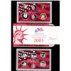 Image 1 : 2005 United States Silver Proof Set - 11 pc set, about 1 1/2 ounces of pure silver
