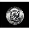 Image 1 : 1954-s Franklin Half Dollar 50c Grades Gem Uncirculated ms65