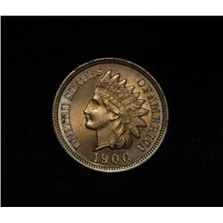 1900 Indian cent 1c Grades ms64 RD RED