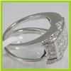 Image 1 : Genuine 1.47 ctw Princess Cut & Diamond Ring 18kt Gold-White 