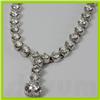 Image 2 : Genuine  5.91 ctw Diamond Necklace 14KT White Gold 