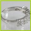 Image 2 : Genuine  1.12 ctw Baguette & Diamond Ring 18KT White Gold