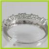 Image 3 : Genuine  1.12 ctw Baguette & Diamond Ring 18KT White Gold