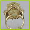 Image 3 : Genuine  15.14 ctw  Lemon Quartz Ring  14KT Yellow Gold  Ring Size  5.75