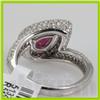 Image 3 : Genuine 1.96 ctw 18k White Ruby & Diamond Gold Ring 