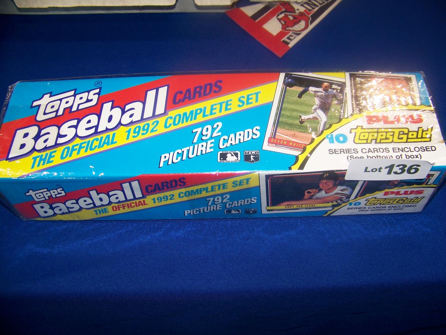1992 TOPPS OFFICIAL COMPLETE BASEBALL CARD UNOPENED SET