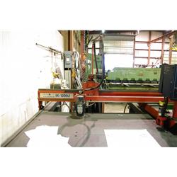 K.N. ARONSON IK-1200J TRACER CUTTING TABLE, 3-TORCH, 20' LONG, 4' CANTELEVER REACH