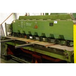 AAA MECHANICAL 10' SHEAR WITH MANUAL BACK, GAGE 1/4" STEEL CAPACITY