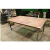 Image 1 : 4' X 8' STEEL TABLE