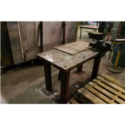STEEL WORK BENCH WITH NO.6 VISE