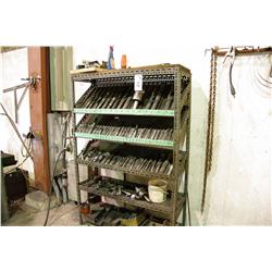 LARGE RACK OF DRILL TOOLING