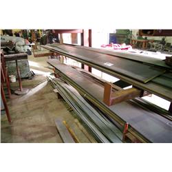 LARGE QUANTITY OF ASSORTED STEEL STOCK