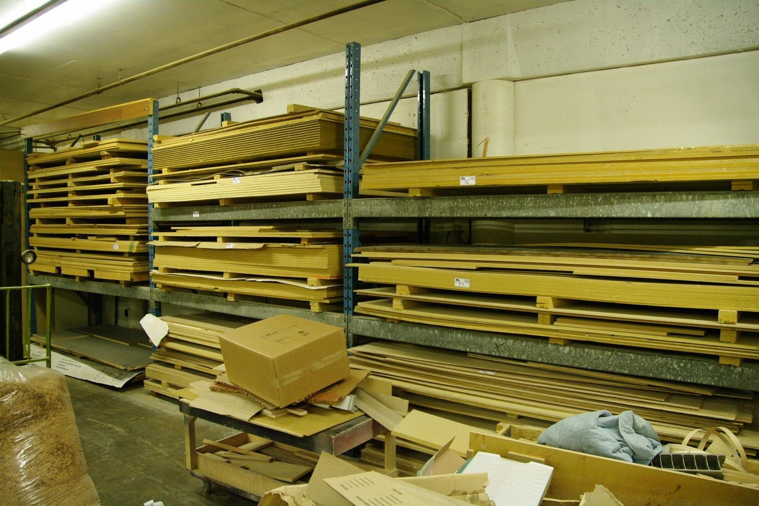 Triple Section Of Warehouse Racking