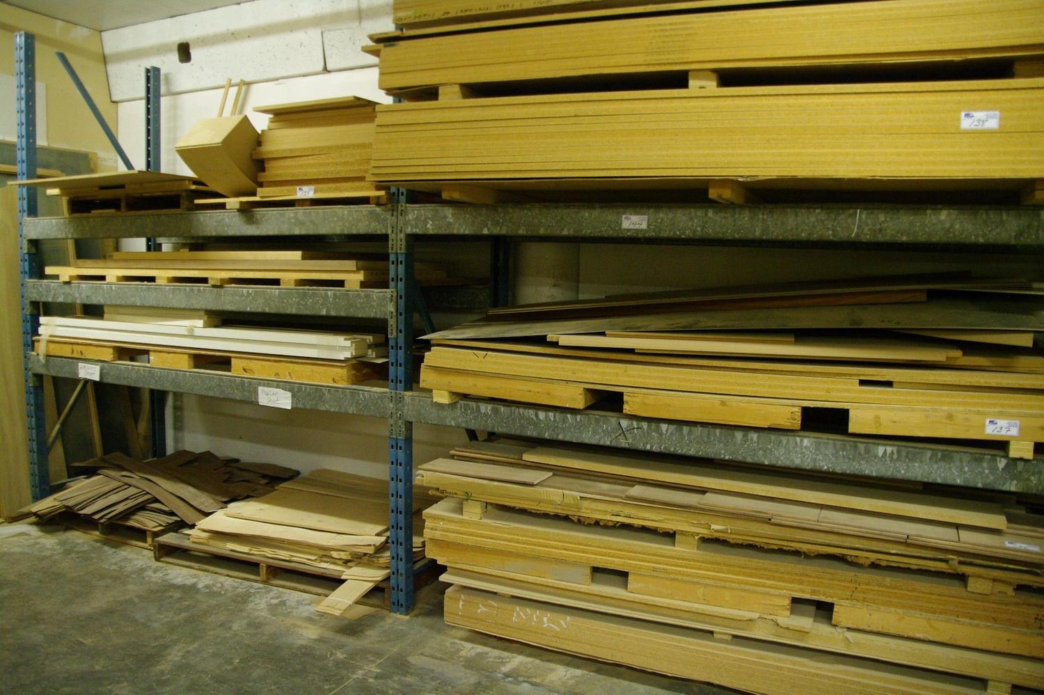 Triple Section Of Warehouse Racking