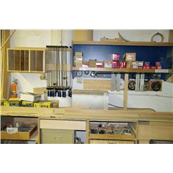 Rack With Inventory And Clamps