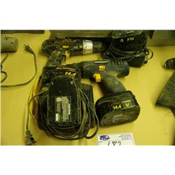 2 Mastercraft Cordless Drills