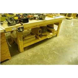 4' X 8' Work Bench With Vise