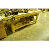 Image 1 : 4' X 8' Work Bench With Vise