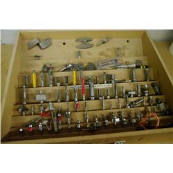 Large Lot Of Router Bits